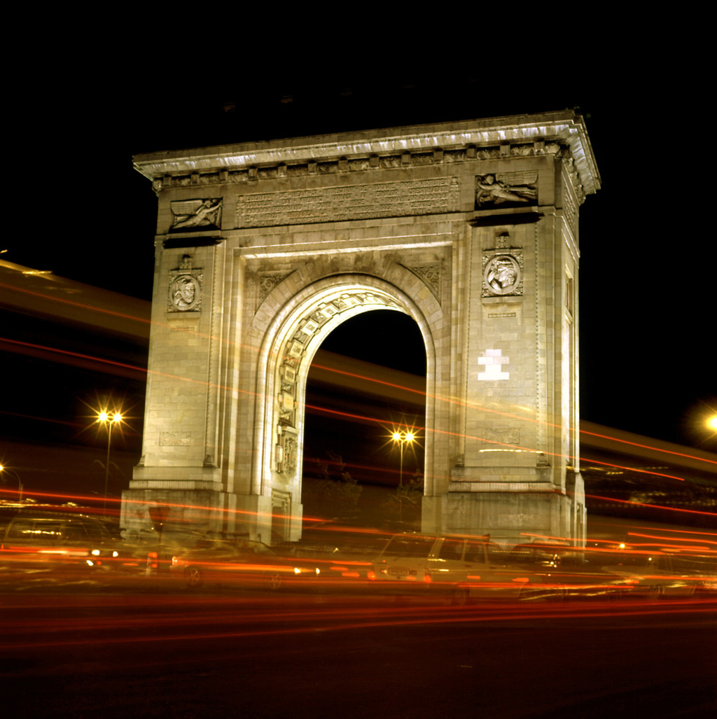 The Arch of Triumph Bucharest Romania